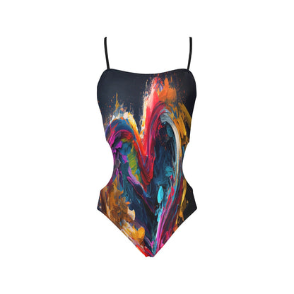 Heart One Piece Swimsuit